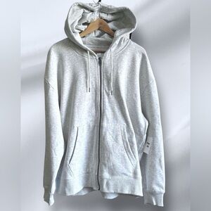 Men's XXL Mode of One Light Heather Gray Zip-Up Hoodie Sweatshirt Jacket NWT